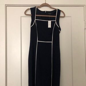 White House Black Market navy dress
